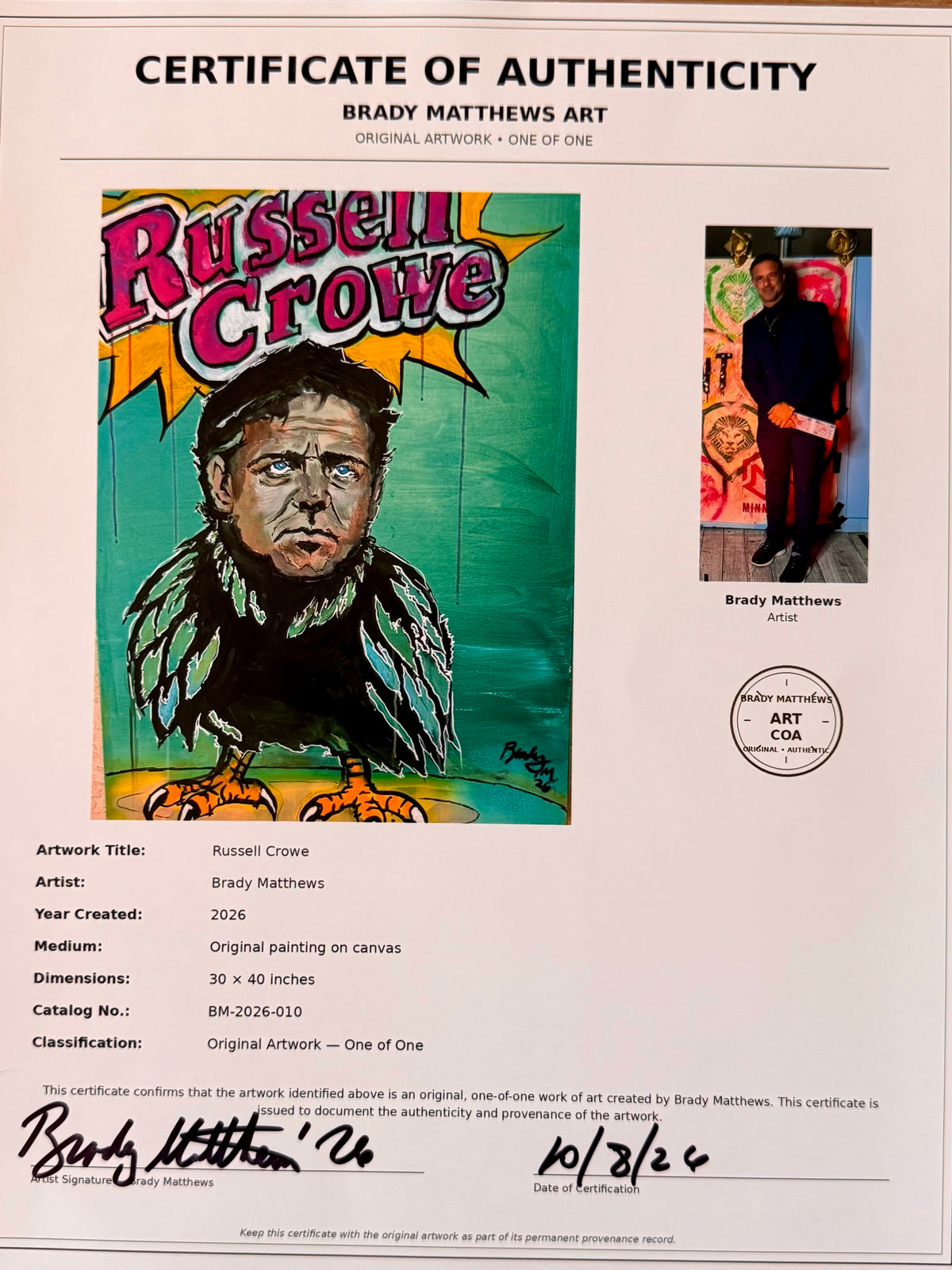 RUSSELL CROWE